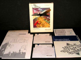 Microsoft Flight Simulator 4 Box Contents