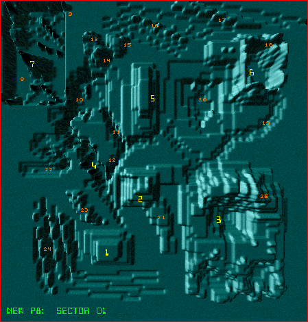 Sector One Landform Details Map